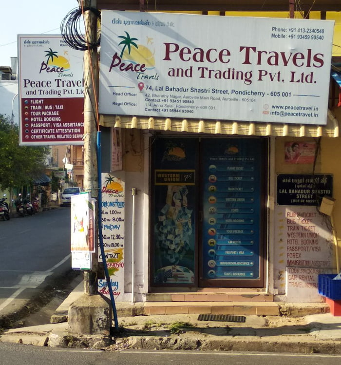 Peace Travels and Trading Pvt Ltd